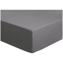 Plain Dyed Grey Microfibre Fitted Sheets