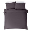 Plain Dyed Grey Microfibre Duvet Sets