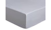 Plain Dyed Grey Microfibre Fitted Sheets